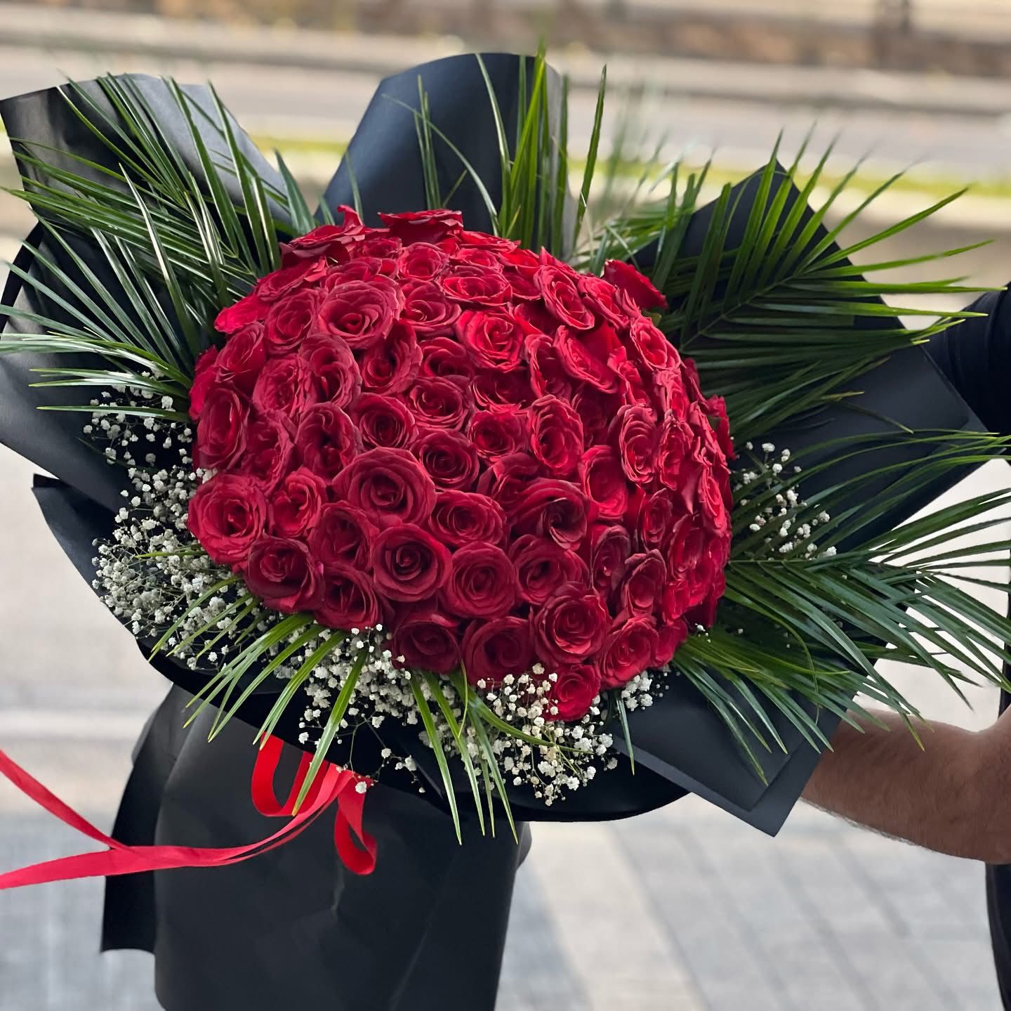 101 Kırımızı Gül  Buketi